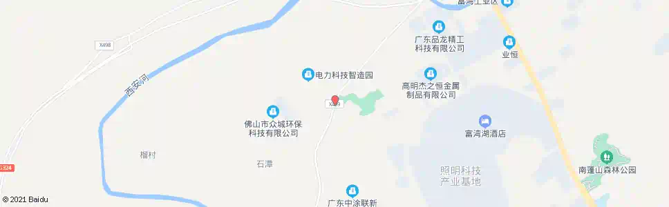 佛山榴边村_公交站地图_佛山公交_妙搜公交查询2025