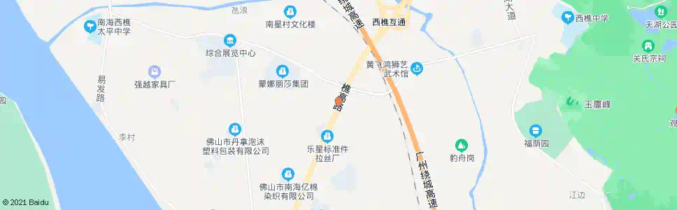 佛山官太路口_公交站地图_佛山公交_妙搜公交查询2025