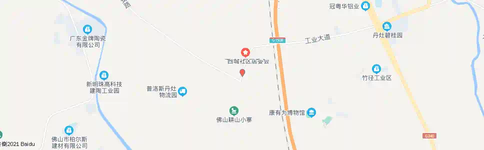 佛山西城村_公交站地图_佛山公交_妙搜公交查询2025