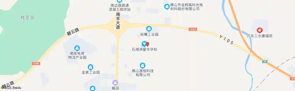 佛山石湖洲村_公交站地图_佛山公交_妙搜公交查询2025