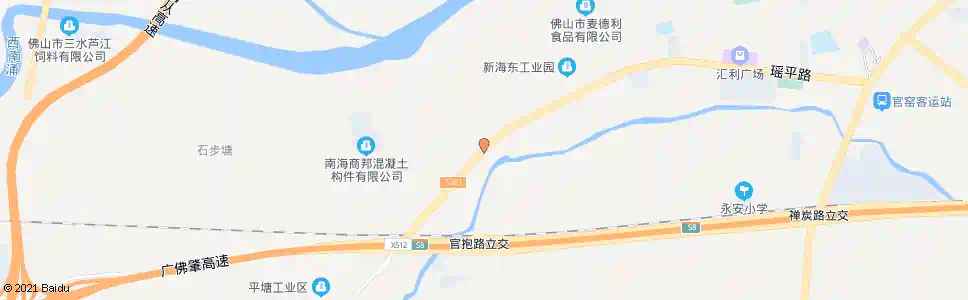佛山新村桥_公交站地图_佛山公交_妙搜公交查询2025