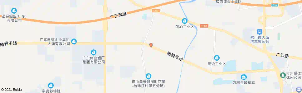 佛山博爱路贤谭路口_公交站地图_佛山公交_妙搜公交查询2025