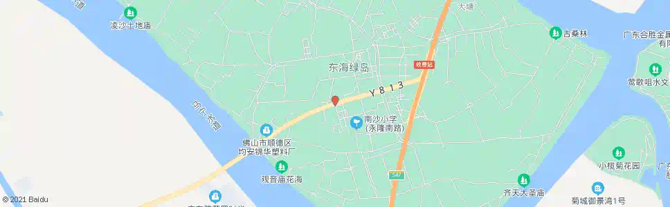 佛山南沙桥东_公交站地图_佛山公交_妙搜公交查询2025