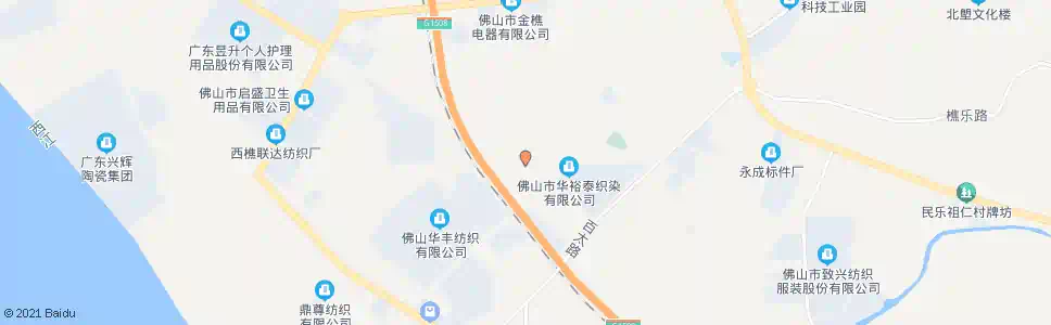 佛山百西环村路_公交站地图_佛山公交_妙搜公交查询2025