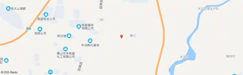 佛山平岗村_公交站地图_佛山公交_妙搜公交查询2025