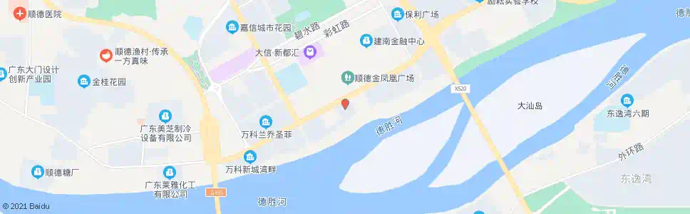 佛山顺德喜来登酒店_公交站地图_佛山公交_妙搜公交查询2025