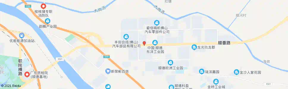 佛山华润涂料捷信厂_公交站地图_佛山公交_妙搜公交查询2025
