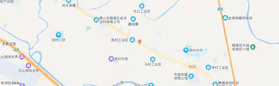 佛山水口牌坊(三乐路)_公交站地图_佛山公交_妙搜公交查询2025
