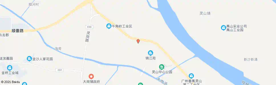佛山灵山村_公交站地图_佛山公交_妙搜公交查询2025