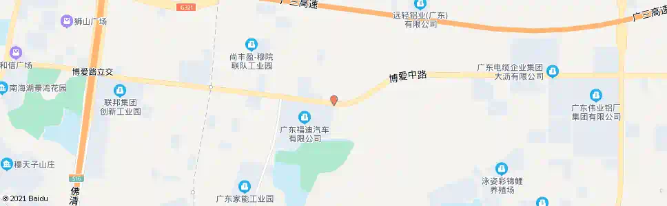 佛山博爱路中_公交站地图_佛山公交_妙搜公交查询2025