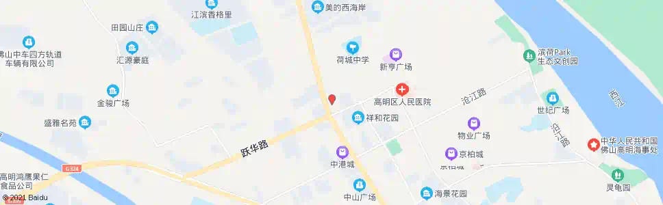 佛山康乃馨花园_公交站地图_佛山公交_妙搜公交查询2025