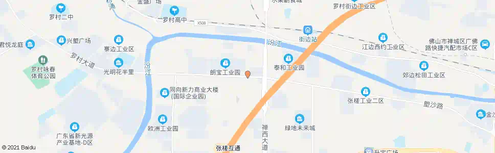 佛山下塱工业区_公交站地图_佛山公交_妙搜公交查询2025