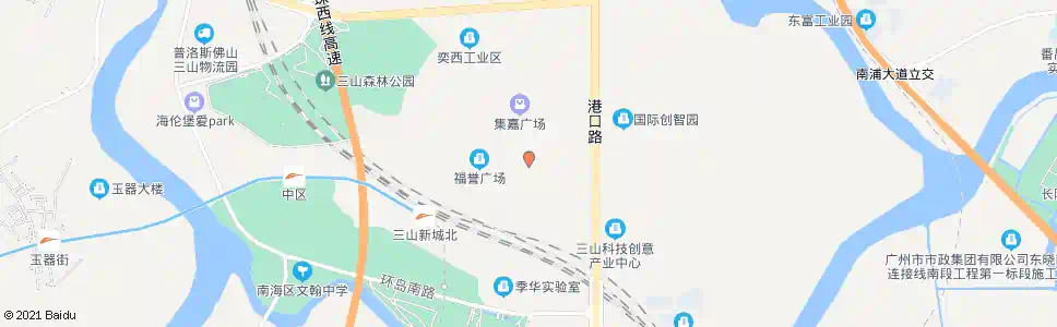 佛山三山员工村_公交站地图_佛山公交_妙搜公交查询2025