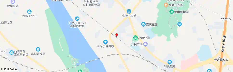佛山龙洲路一环路口_公交站地图_佛山公交_妙搜公交查询2025