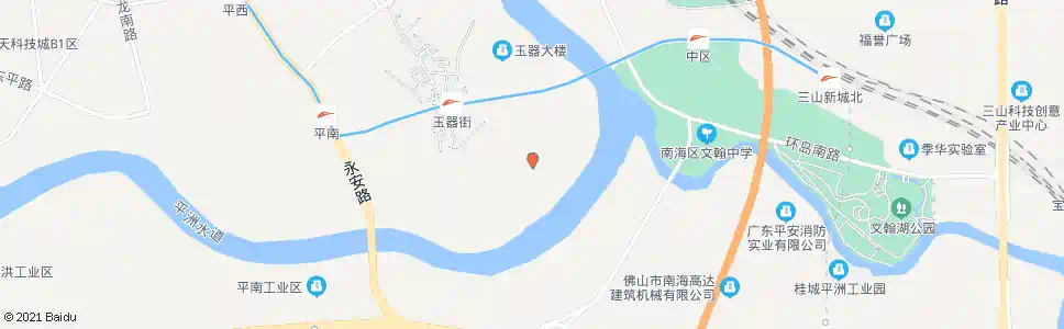 佛山大生村口_公交站地图_佛山公交_妙搜公交查询2025