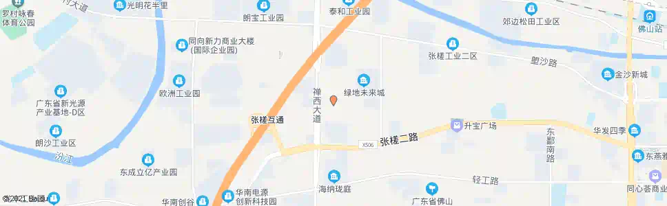 佛山兴业二路_公交站地图_佛山公交_妙搜公交查询2025