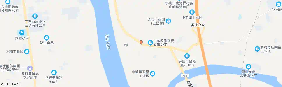 佛山五星市场_公交站地图_佛山公交_妙搜公交查询2025