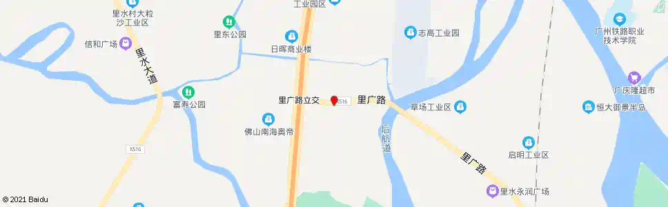 佛山丰岗_公交站地图_佛山公交_妙搜公交查询2025