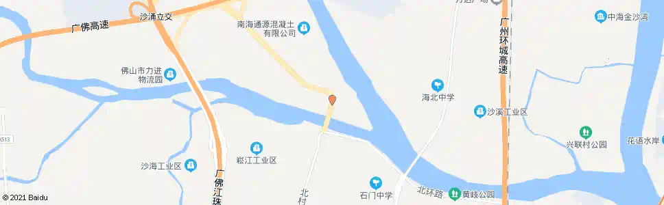 佛山北村闸_公交站地图_佛山公交_妙搜公交查询2025