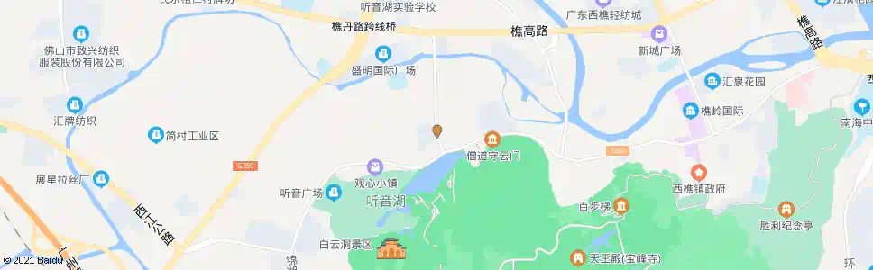 佛山樵山美地_公交站地图_佛山公交_妙搜公交查询2025