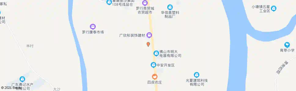 佛山罗行四约_公交站地图_佛山公交_妙搜公交查询2025