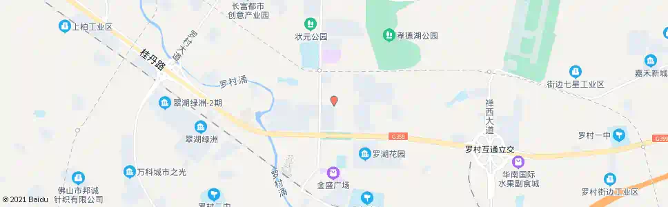 佛山状元路_公交站地图_佛山公交_妙搜公交查询2025
