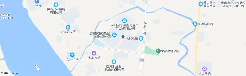 佛山百威大道_公交站地图_佛山公交_妙搜公交查询2025