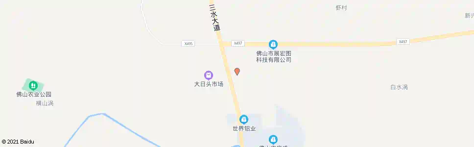 佛山大岗_公交站地图_佛山公交_妙搜公交查询2025