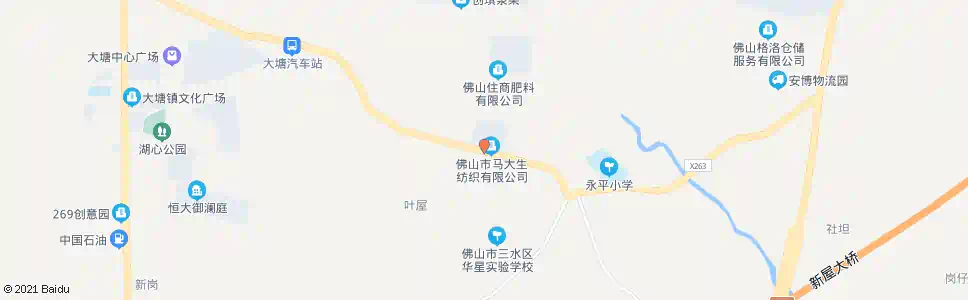 佛山新村路口_公交站地图_佛山公交_妙搜公交查询2025