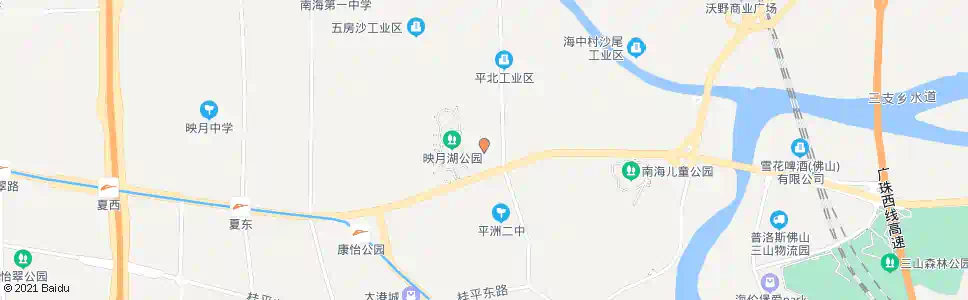 佛山富景花园_公交站地图_佛山公交_妙搜公交查询2025