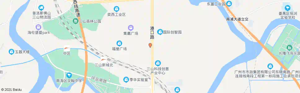 佛山长江路临时站_公交站地图_佛山公交_妙搜公交查询2025