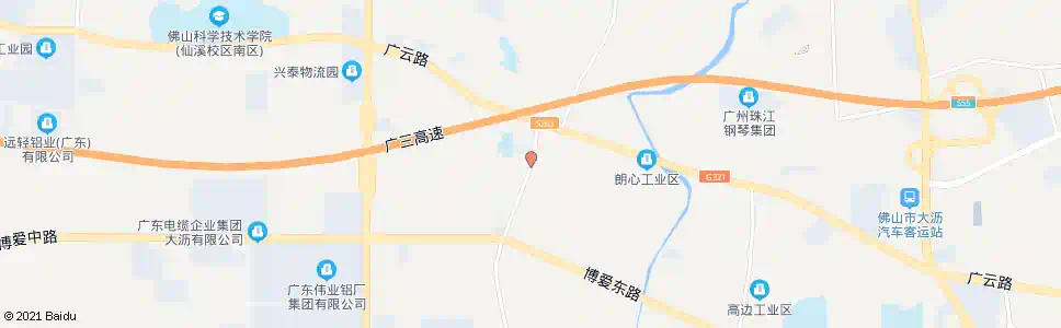 佛山兴贤村_公交站地图_佛山公交_妙搜公交查询2025