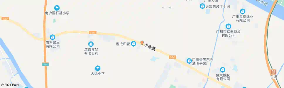 佛山东涌村(工业路)_公交站地图_佛山公交_妙搜公交查询2025