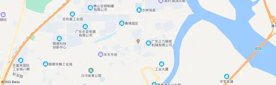 佛山华天东路_公交站地图_佛山公交_妙搜公交查询2025