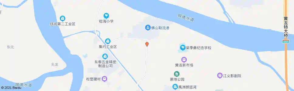 佛山勒流港_公交站地图_佛山公交_妙搜公交查询2025