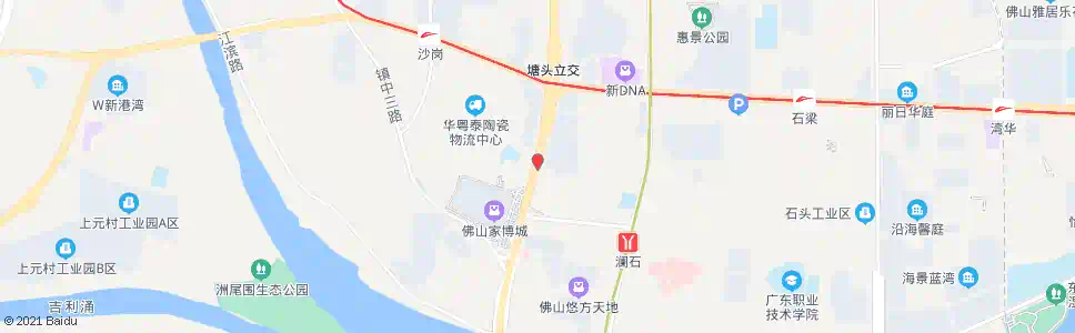 佛山佛山大道南_公交站地图_佛山公交_妙搜公交查询2025