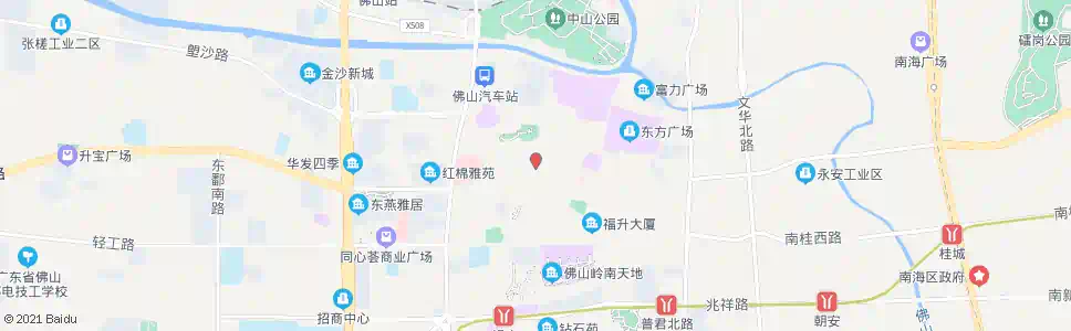 佛山松风路_公交站地图_佛山公交_妙搜公交查询2025