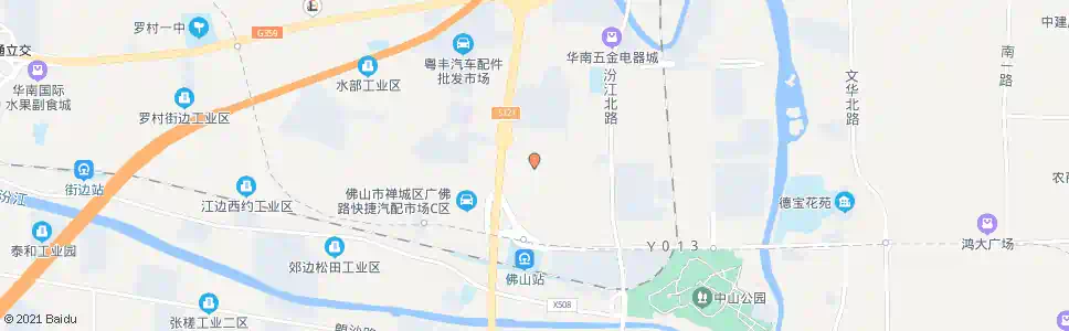 佛山工业大道西_公交站地图_佛山公交_妙搜公交查询2025