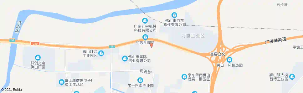 佛山汀浦信用社_公交站地图_佛山公交_妙搜公交查询2025
