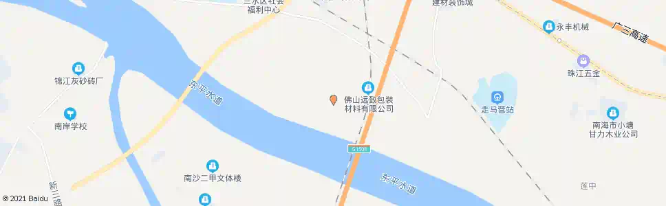 佛山东沙村_公交站地图_佛山公交_妙搜公交查询2025