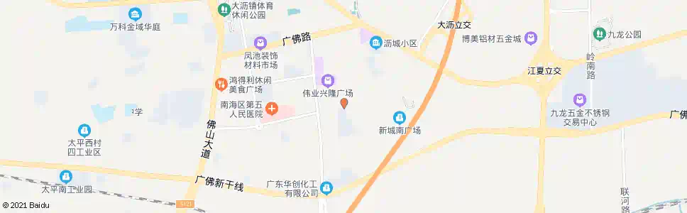 佛山潘村工业区_公交站地图_佛山公交_妙搜公交查询2025