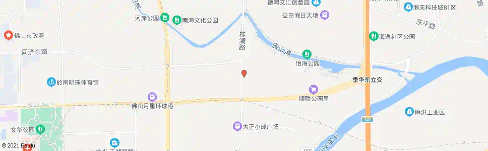 佛山康盛路口_公交站地图_佛山公交_妙搜公交查询2025