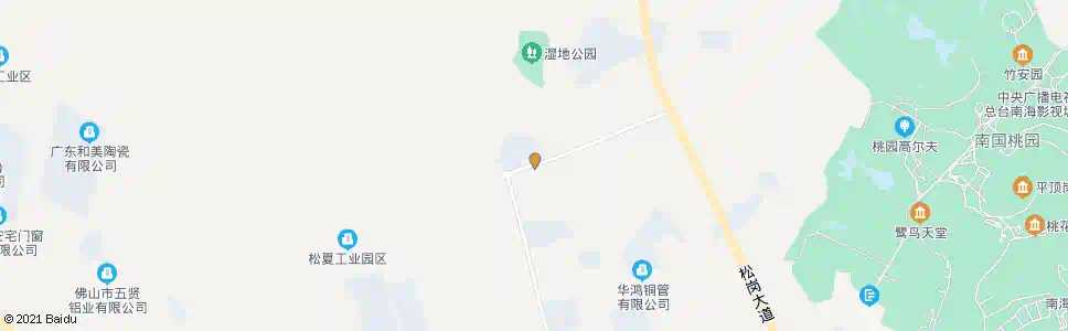 佛山松夏工业区_公交站地图_佛山公交_妙搜公交查询2025