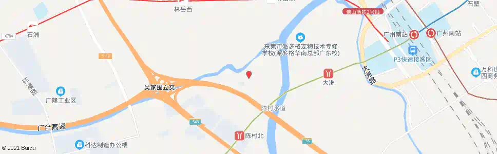 佛山江边南社村_公交站地图_佛山公交_妙搜公交查询2025