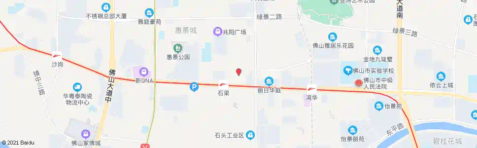 佛山惠雅苑_公交站地图_佛山公交_妙搜公交查询2025