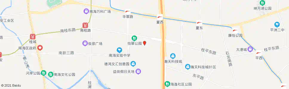 佛山金色家园_公交站地图_佛山公交_妙搜公交查询2025