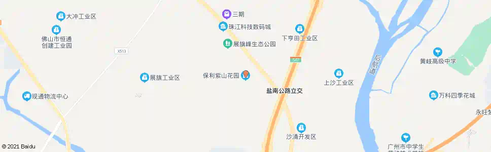 佛山保利紫山国际花园总站_公交站地图_佛山公交_妙搜公交查询2025