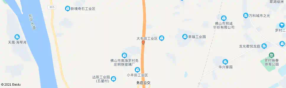 佛山务庄环山路_公交站地图_佛山公交_妙搜公交查询2025
