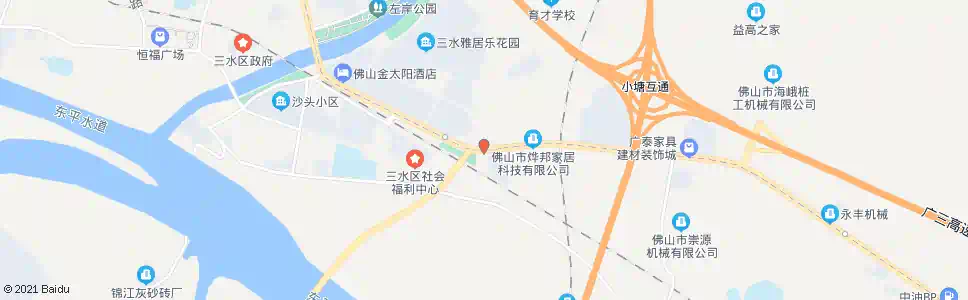 佛山东郊公园_公交站地图_佛山公交_妙搜公交查询2025