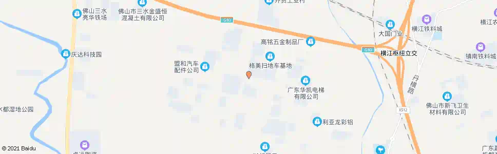 佛山朝阳路中_公交站地图_佛山公交_妙搜公交查询2025